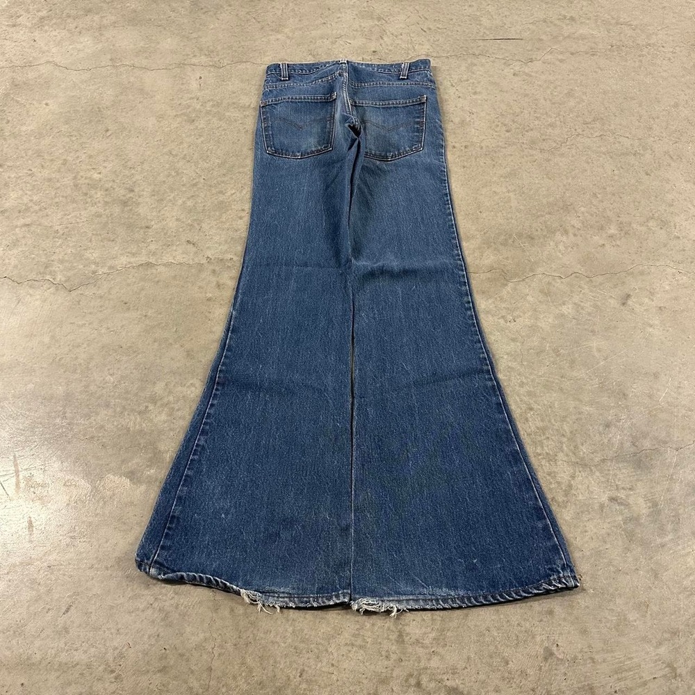 Vintage 70s-80s Flared Orange tab Levis Jeans Size 29